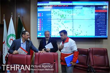 بازدید احمد مسجد جامعی از مراکز مرتبط با زلزله تهران 45