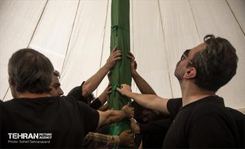 خیمه سوزان ظهر عاشورا در چهارراه گلوبندگ 22