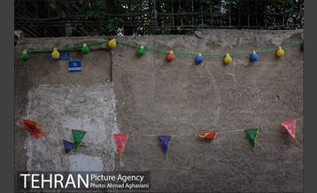 آذین بندی محله عودلاجان برای جشن نیمه شعبان 3