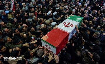 تشییع پیکر سردار شهید علی‌محمد نائینی