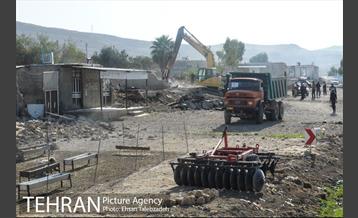 خدمات رسانی شهرداری تهران به مناطق حادثه زلزله کرمانشاه 33