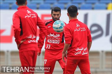 تمرین تیم فوتبال پرسپولیس تهران