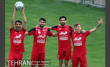 تمرین تیم فوتبال پرسپولیس تهران
