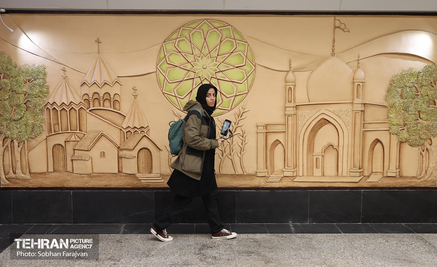 بازدید فعالان فضای مجازی از ایستگاه مریم مقدس(س) 11