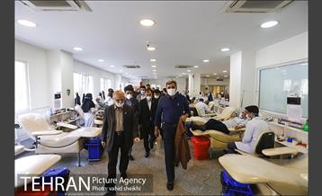 حضور شهردار تهران در سازمان انتقال خون تهران 13