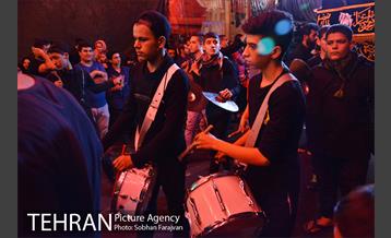 آیین مشعل گردانی نجفی های مقیم تهران 1