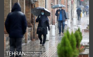 بارش باران پاییزی در تهران- 2