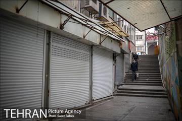 تعطیلی کسبه بازار تجریش 24