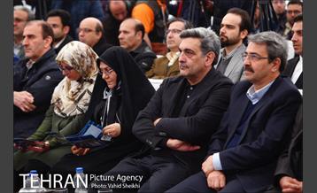 آیین آغاز بهره برداری از 4 پروژه فنی و عمرانی شهر 14