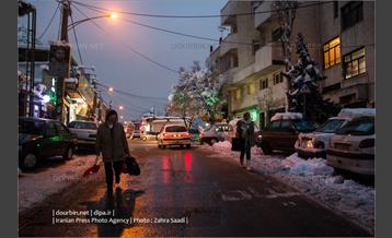 محله ده ونک در روزهای برفی تهران 29