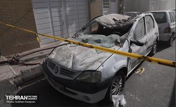 حمله موشکی رژیم صهیونیستی به یک ساختمان در محله شهرآرا 8