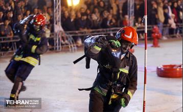 مسابقات چالش تخصصی آتش‌نشانان 45