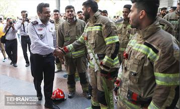 مسابقه پله‌نوردی آتش‌نشانان 45