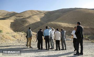 بازدید مدیر کل حریم شهرداری تهران از منطقه 5