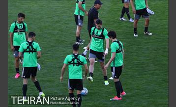 تمرین تیم ملی فوتبال