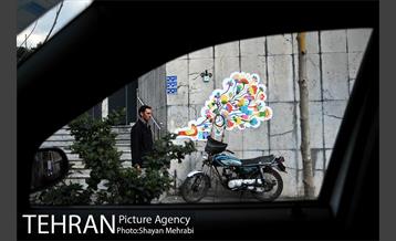 المان های نوروزی در خیابان ولیعصر(عج) 1