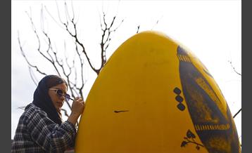 جشنواره تخم مرغ رنگی در فلکه دوم صادقیه 8