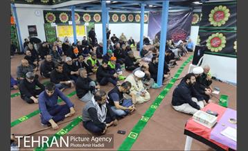 بازدید رییس ستاد اربعین شهرداری تهران از مرکز اسکان خادمین حسین 2