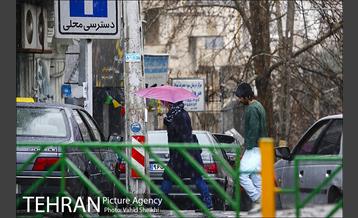 بارش برف در شمال تهران 12