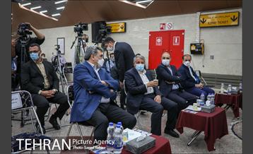 مراسم بهره برداری از ایستگاه های مترو اقدسیه و مرزداران 6