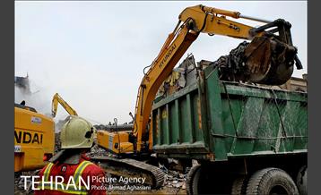 سومین روز عملیات امداد ونجات حادثه پلاسکو 5