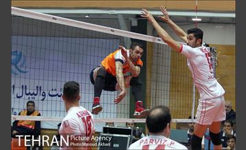 دیدار تیم‌های والیبال سایپا تهران و شهرداری ارومیه