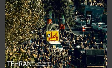 مراسم تشییع پیکر شهید ناظری در منطقه 20 (شهرری) 4