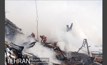 دومین روز عملیات امداد و نجات حادثه پلاسکو-1 8