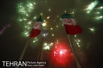 جشن نور نیمه شعبان در برج میلاد تهران 8