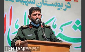 مراسم تشییع و خاکسپاری دو شهید گمنام دفاع مقدس در بوستان اندیشه 13