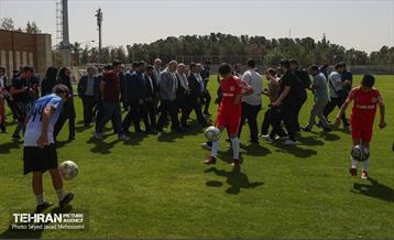 مراسم رونمایی از پروژه های عمرانی فدراسیون فوتبال 22