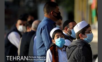 اقامه نماز عید فطر افغانستانی های اهل تسنن مقیم تهران 21