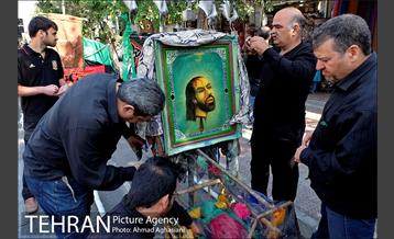 عزاداری کاروان بنی اسد در روز سوم شهادت امام حسین(ع) 1