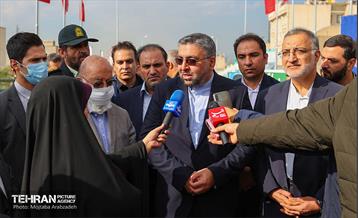 آیین افتتاح تقاطع غیرهمسطح پل شهید محسن سیفی 12