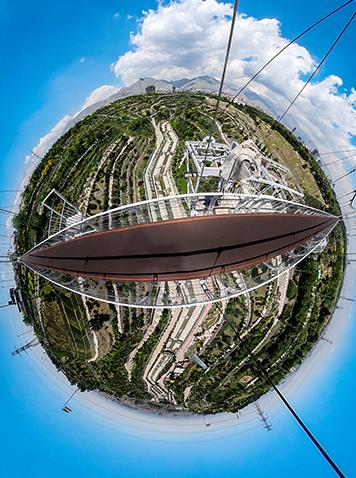 پل معلق بوستان نهج البلاغه