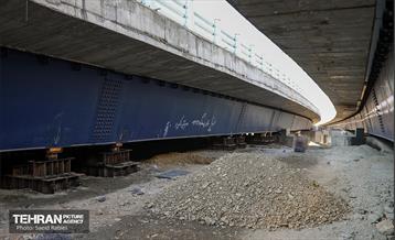 بازگشایی پل تقاطع غیرهمسطح بزرگراه شهید همدانی با رودخانه وردآورد 24