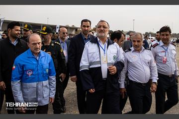 بازدید شهردار تهران از مانور تمرین اسکان اضطراری 16
