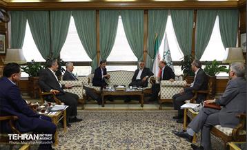 دیدار رئیس بنیاد مستضعفان با شهردار تهران