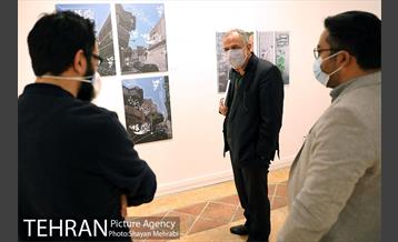 بازدید احمد مسجد جامعی از نمایشگاه تهران از منظر هنرمندان 6