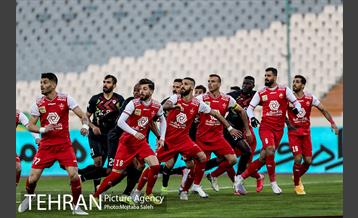 دیدار تیم های فوتبال پرسپولیس و فولاد خوزستان 11