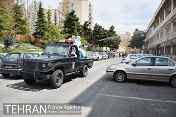 ضدعفونی بیمارستان های امام خمینی(ره) و طالقانی 1