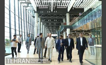 بازدید شهردار تهران از آخرین مراحل ساخت باغ کتاب تهران 2