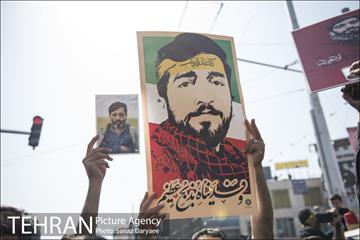 تشییع پیکر مطهر شهید محسن حججی 23