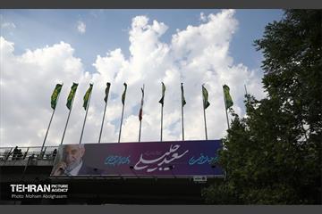 نصب تبلیغات نامزدهای چهاردهمین دوره انتخابات ریاست جمهوری در پایتخت 65