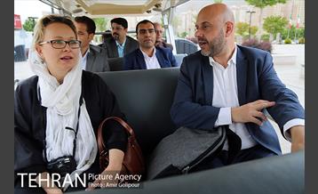 بازدید دبیر کل متروپلیس از دریاچه شهدای خلیج فارس 1