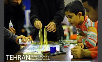مسابقه سازه های ماکارونی کودکان کار 17