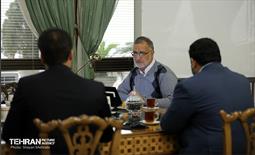 دیدار شهردار تهران با شهردار و نماینده آبادان 1