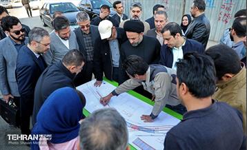 بازدید عضو شورا از پروژه‌های عمرانی شهری 40