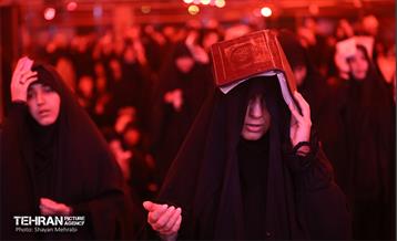 مراسم احیای شب‌ بیست‌ویکم ماه مبارک رمضان در بهشت زهرا(س) 7