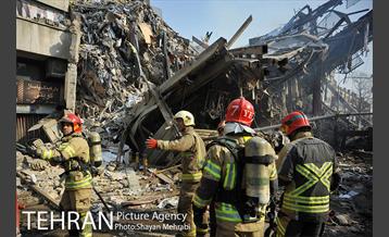 ساختمان پلاسکو فرو ریخت-1 7